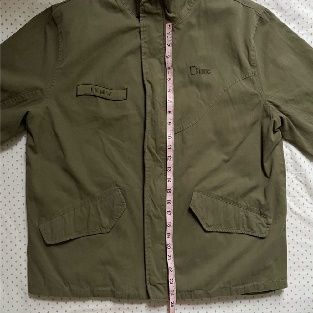 Dime Men’s Military I Know Jacket Army Green Size Large - Picture 10 of 10